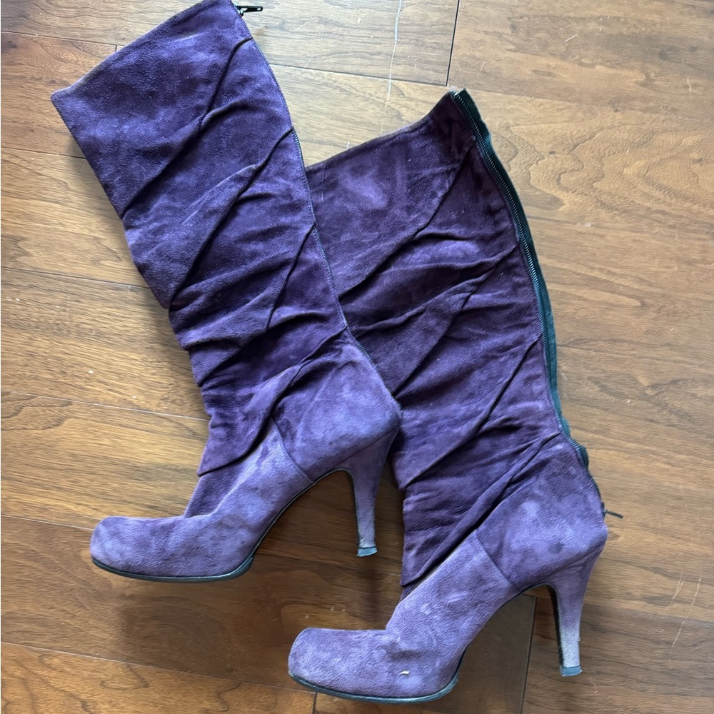 MISS SIXTY purple boots size 38 used
